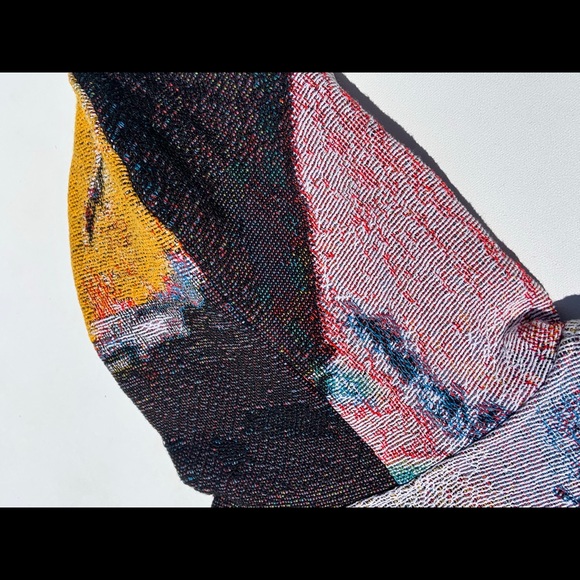 Girl With A Pearl Tapestry Blanket Hoodie - Picture 4 of 7